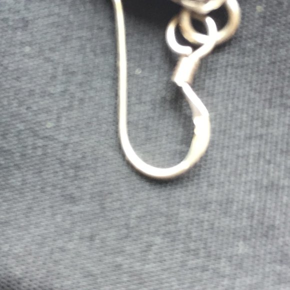 VINTAGE SILVER 925 CHANDELIER EARRINGS - Picture 4 of 4